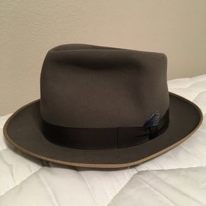 RARE Beautiful 1950’s resistol grey fedora 7-1/4